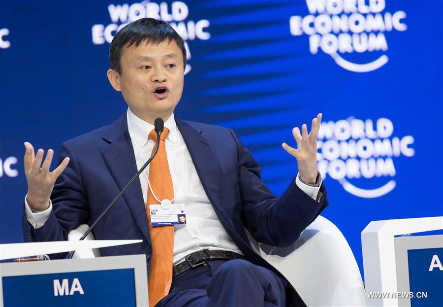 SWITZERLAND-DAVOS-WEF ANNUAL MEETING-E COMMERCE-JACK MA