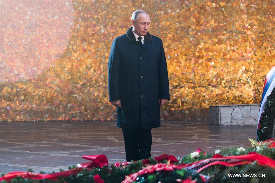 RUSSIA-VOLGOGRAD-STALINGRAD BATTLE-ANNIVERSARY-CELEBRATION