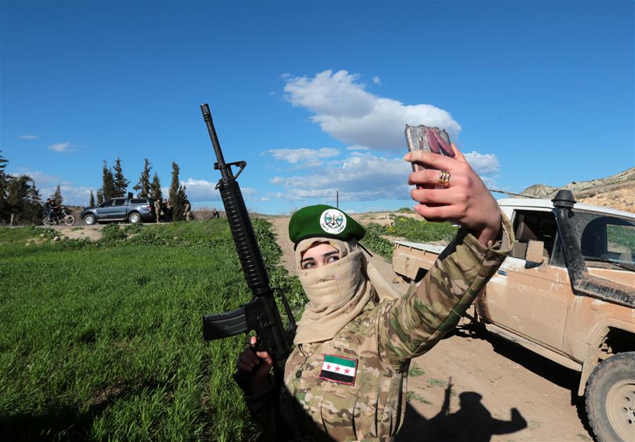 SYRIA-AFRIN-TURKEY-MILITARY OPERATION-WOMAN FIGHTER