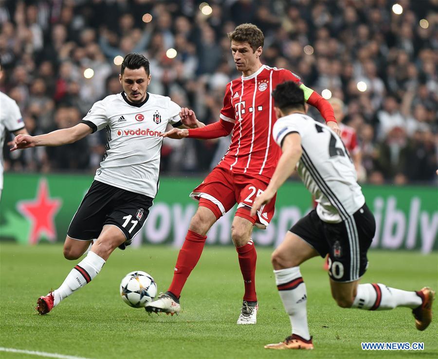 (SP)TURKEY-ISTANBUL-SOCCER-UEFA CHAMPIONS LEAGUE-BESIKTAS VS BAYERN MUNICH