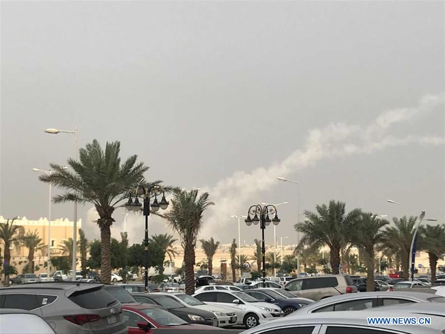 SAUDI ARABIA-RIYADH-ROCKET-INTERCEPTION