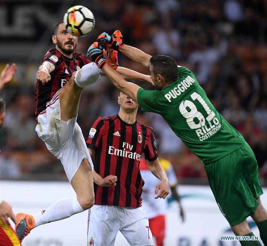 (SP)ITALY-MILAN-SOCCER-SERIE A-AC MILAN-BENEVENTO