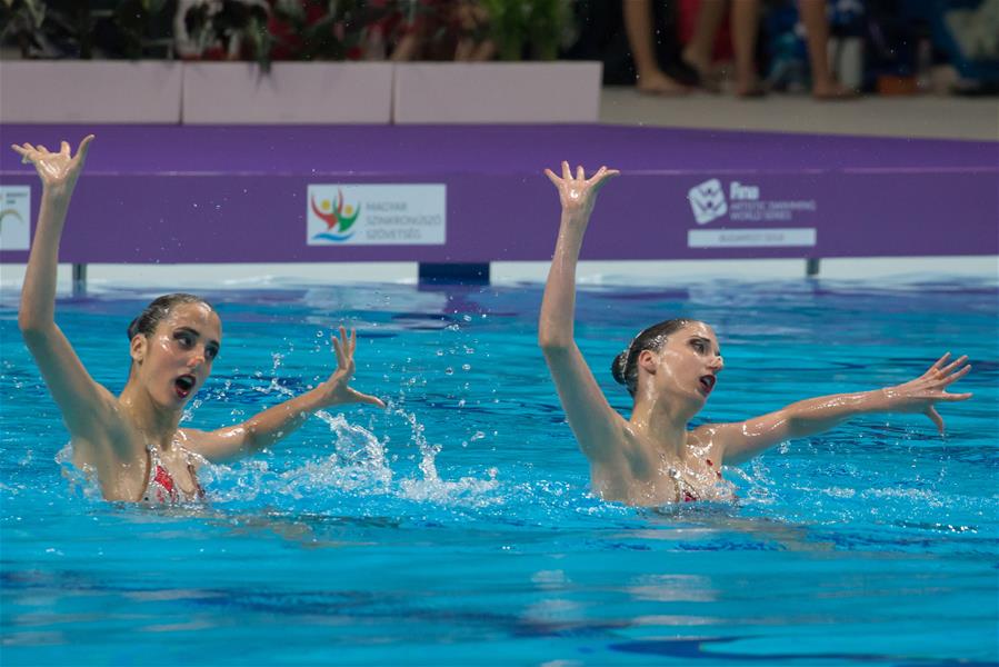 (SP)HUNGARY-BUDAPEST-FINA-ARTISTIC SWIMMING-WORLD SERIES