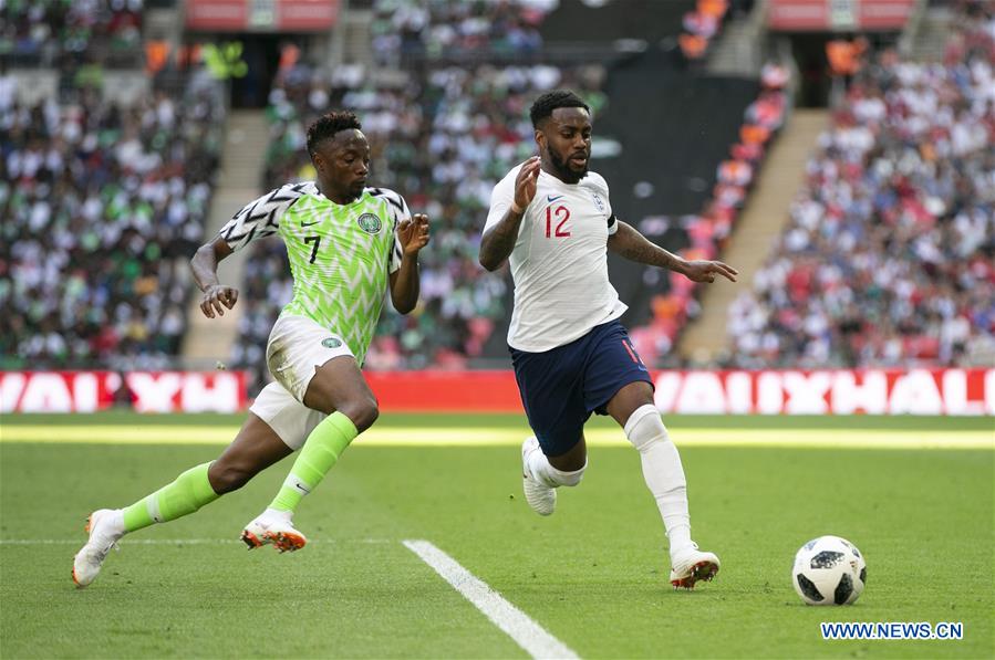 (SP)BRITAIN-LONDON-FOOTBALL-INTERNATIONAL FRIENDLY-ENGLAND VS NIGERIA