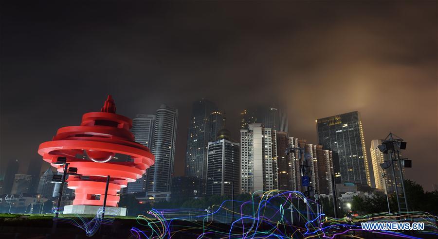 CHINA-QINGDAO-SCO SUMMIT-NIGHT VIEW(CN)