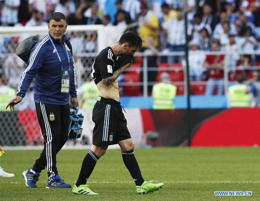 (SP)RUSSIA-MOSCOW-2018 WORLD CUP-GROUP D-ARGENTINA VS ICELAND