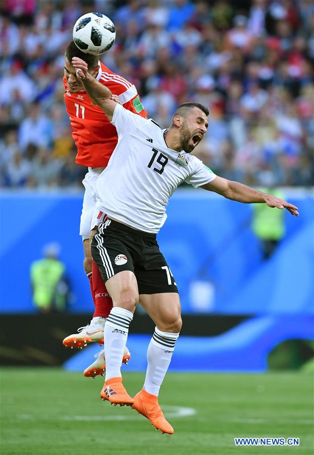 (SP)RUSSIA-SAINT PETERSBURG-2018 WORLD CUP-GROUP A-RUSSIA VS EGYPT