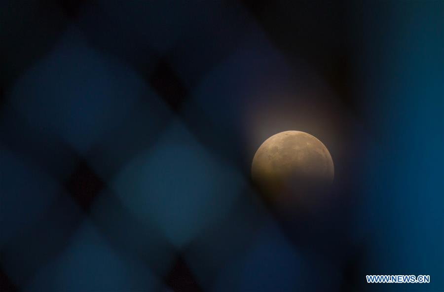 VIETNAM-TINH HAU GIANG-LUNAR ECLIPSE