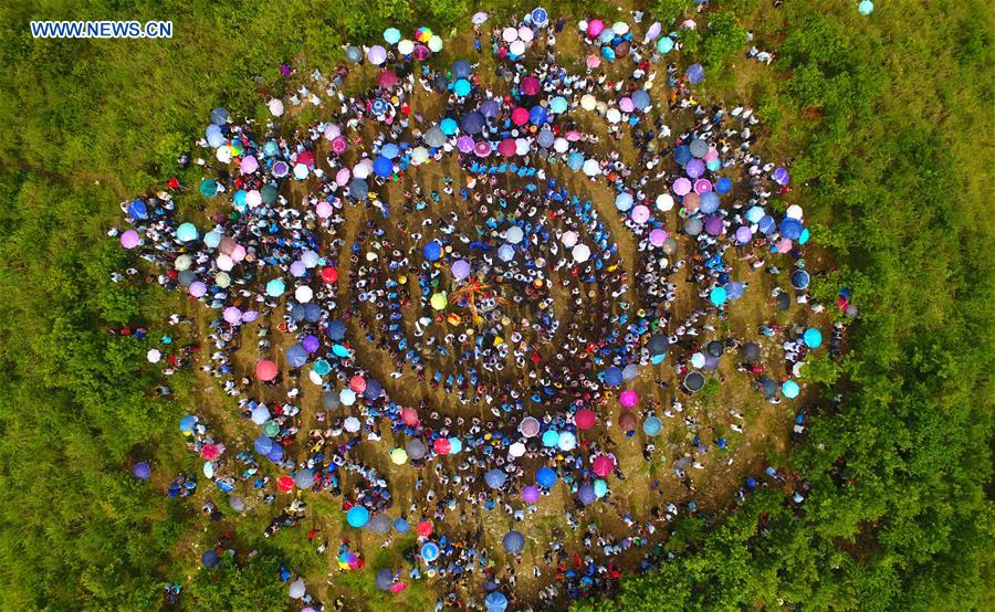 #CHINA-GUIZHOU-MIAO ETHNIC GROUP-QIYU FESTIVAL (CN*)