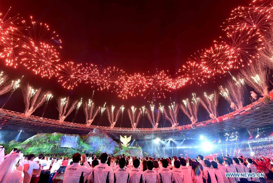 (SP)INDONESIA-JAKARTA-ASIAN GAMES-OPENING CEREMONY