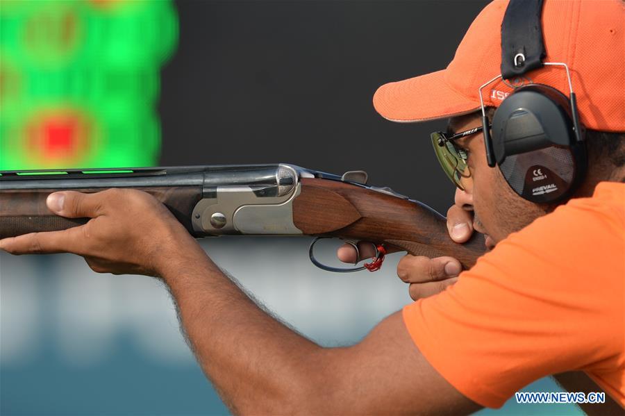 (SP)INDONESIA-PALEMBANG-ASIAN GAMES-SHOOTING-MEN'S TRAP