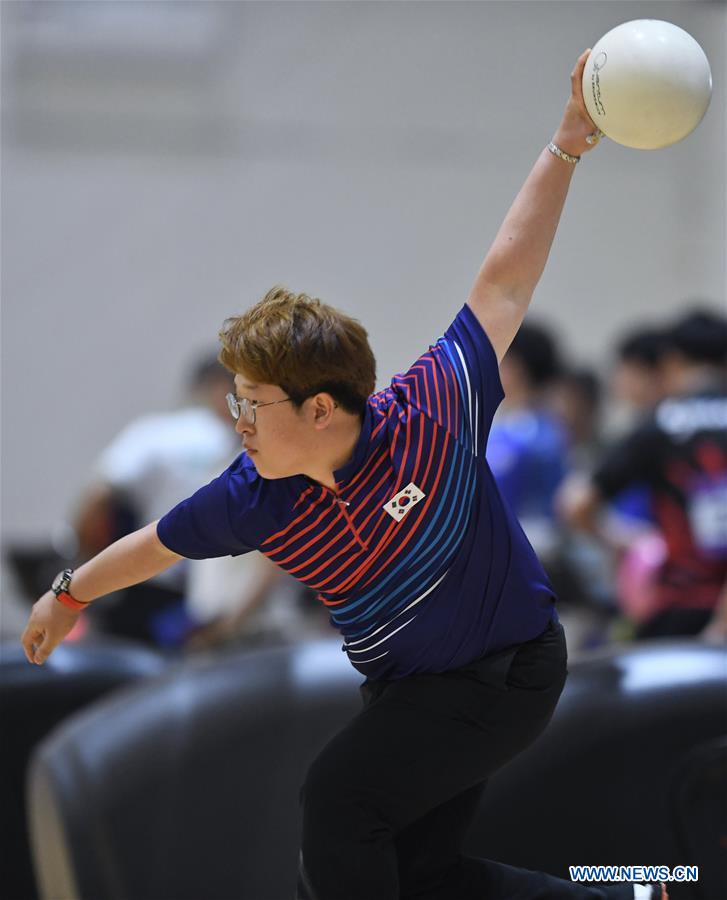 (SP)INDONESIA-PALEMBANG-ASIAN GAMES-BOWLING-MEN'S TEAM OF SIX