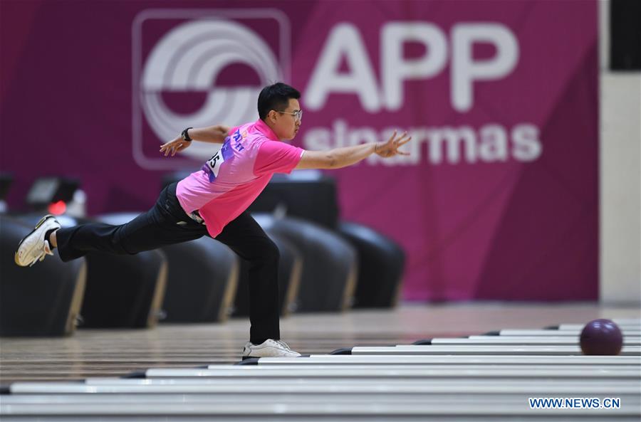 (SP)INDONESIA-PALEMBANG-ASIAN GAMES-BOWLING-MEN'S TEAM OF SIX