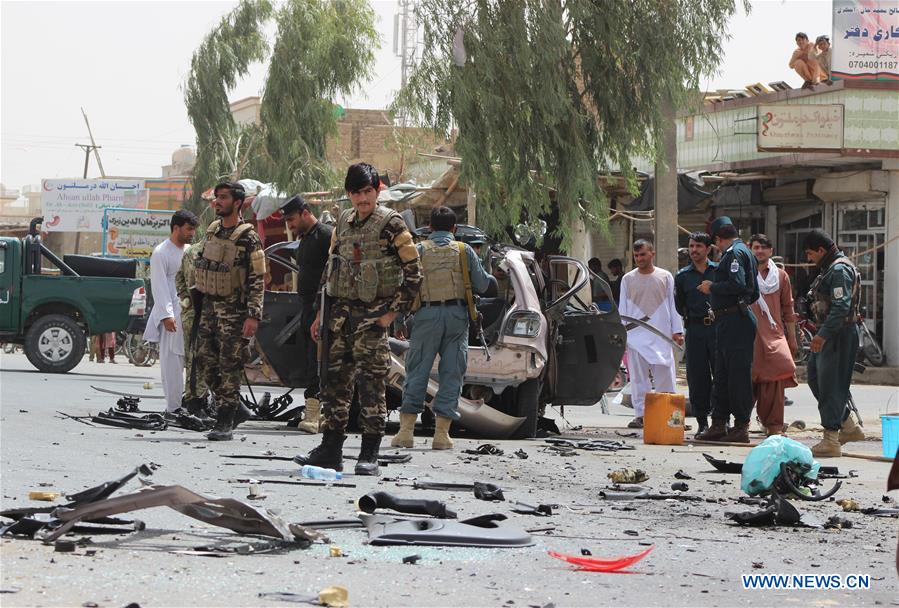 AFGHANISTAN-HELMAND-SUICIDE ATTACK