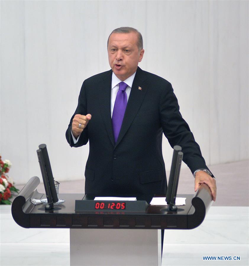 TURKEY-ANKARA-ERDOGAN-SPEECH