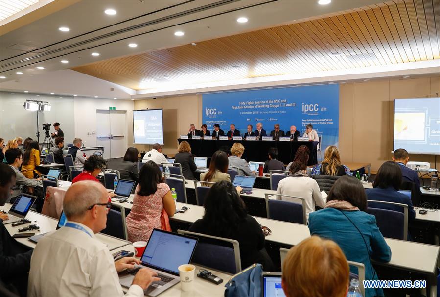 SOUTH KOREA-INCHEON-IPCC-REPORT