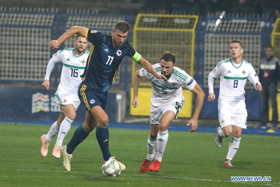 (SP)BOSNIA AND HERZEGOVINA-SARAJEVO-FOOTBALL-UEFA NATIONS LEAGUE-BOSNIA AND HERZEGOVINA VS NORTHERN IRELAND