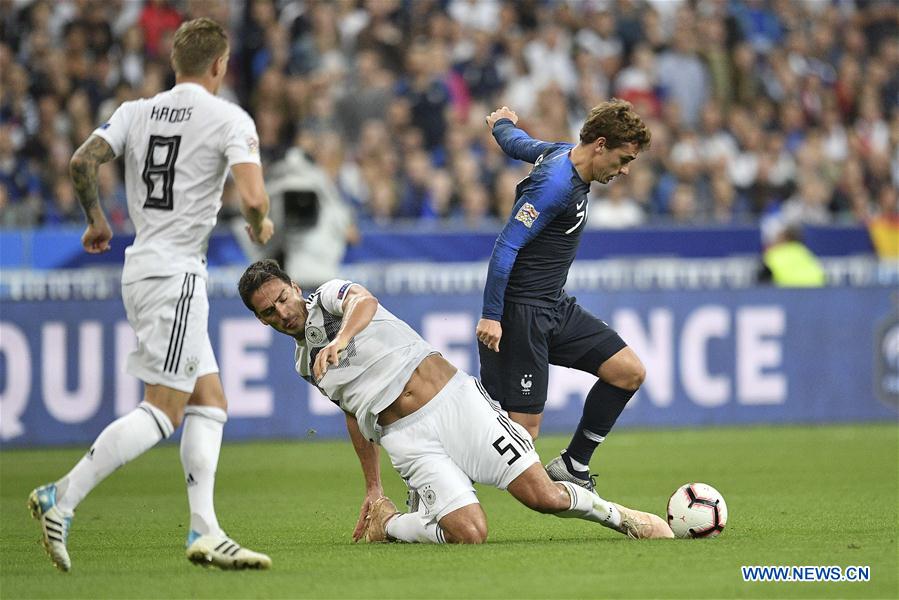 (SP)FRANCE-SAINT-DENIS-SOCCER-UEFA-NATIONS LEAGUE-FRANCE VS GERMANY