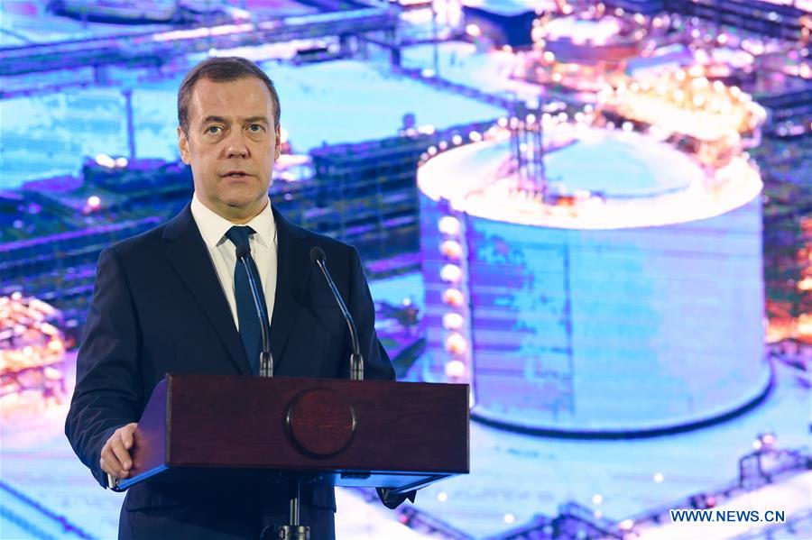 RUSSIA-SABETTA-YAMAL LNG PROJECT-DMITRY MEDVEDEV