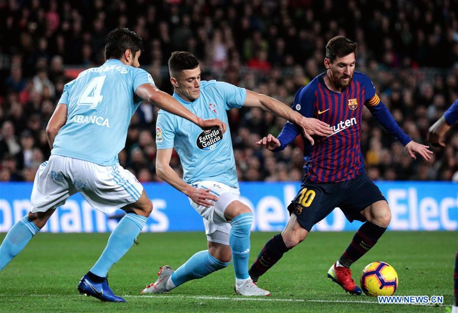 (SP)SPAIN-BARCELONA-FOOTBALL-SPANISH LEAGUE-BARCELONA VS CELTA