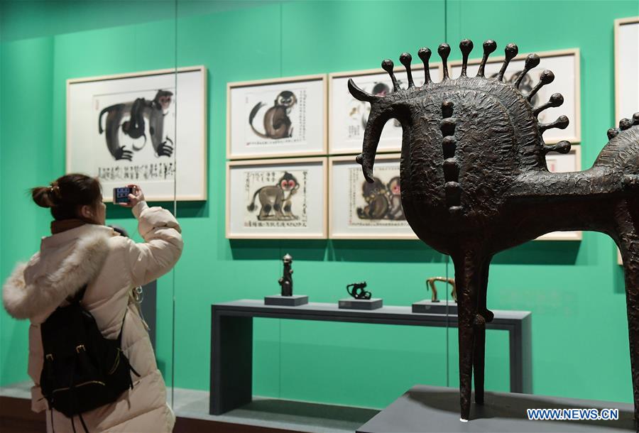 (InPalaceMuseum) CHINA-BEIJING-PALACE MUSEUM-HAN MEILIN CHINESE ZODIAC ART EXHIBITION-OPEN (CN)