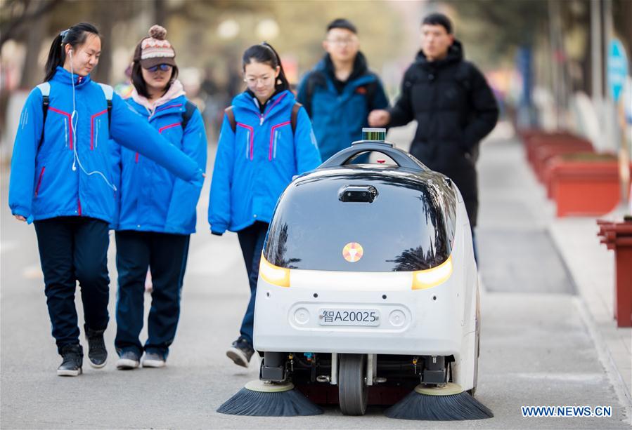 #CHINA-INNER MONGOLIA-HOHHOT-PILOTLESS SWEEPER CAR (CN)