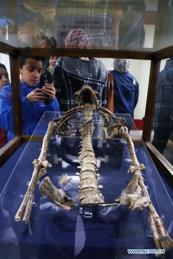 EGYPT-CAIRO-EGYPTIAN MUSEUM-EXHIBITION-REDISCOVERING THE DEAD