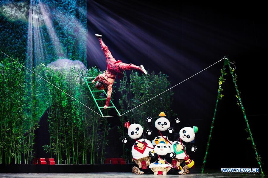 BRAZIL-SAO PAULO-SHENYANG ACROBATIC TROUPE-PERFORMANCE