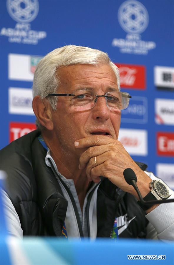 (SP)UAE-ABU DHABI-SOCCER-ASIAN CUP-QUARTERFINAL-CHN-PRE-MATCH PRESS CONFERENCE