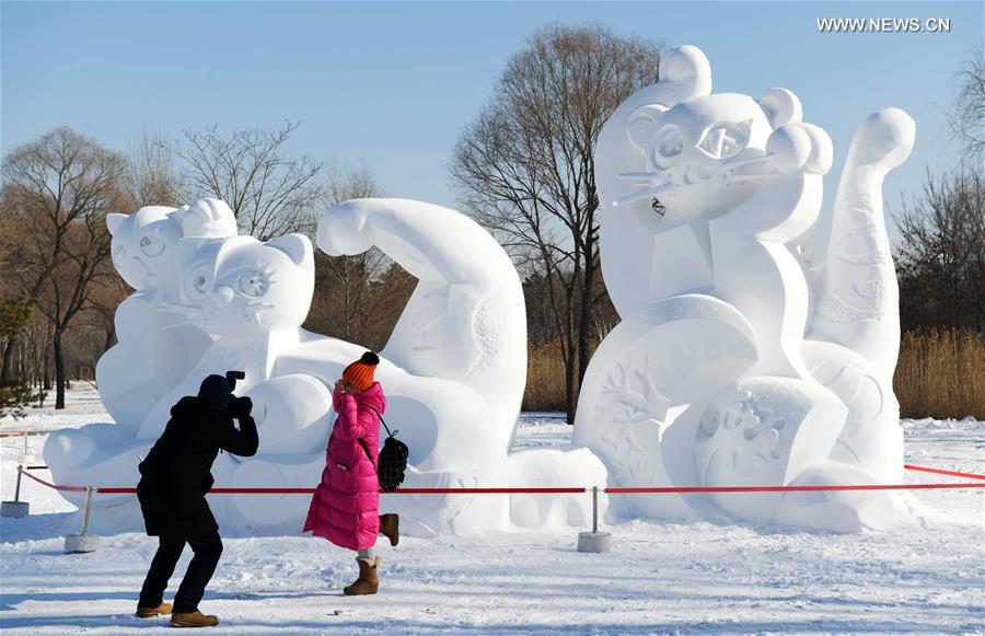 CHINA-HARBIN-SNOW SCULPTURE COMPETITION (CN)