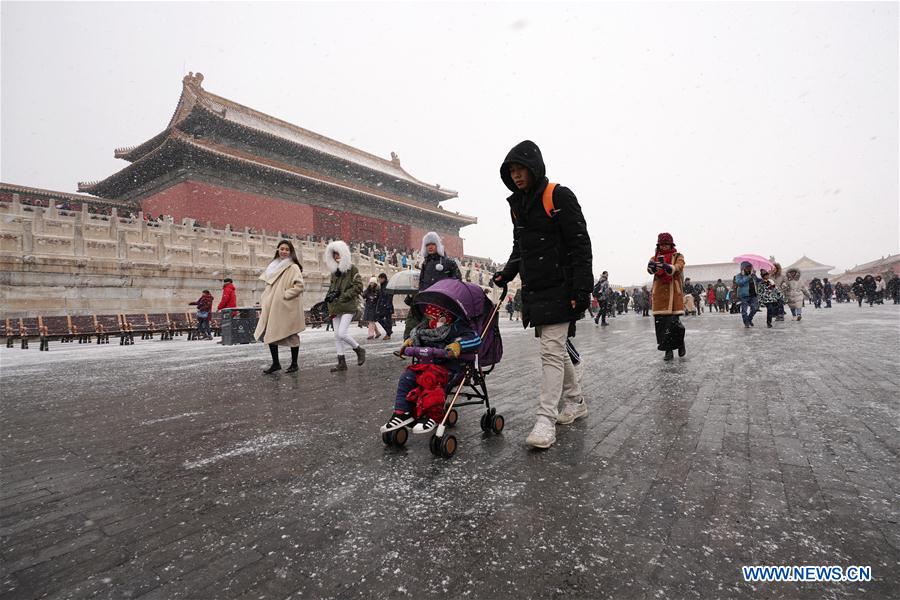 (InPalaceMuseum)CHINA-BEIJING-PALACE MUSEUM-SNOW (CN)