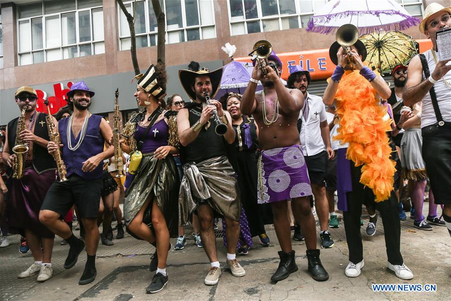 BRAZIL-SAO PAULO-CITIZENS-CARNIVAL