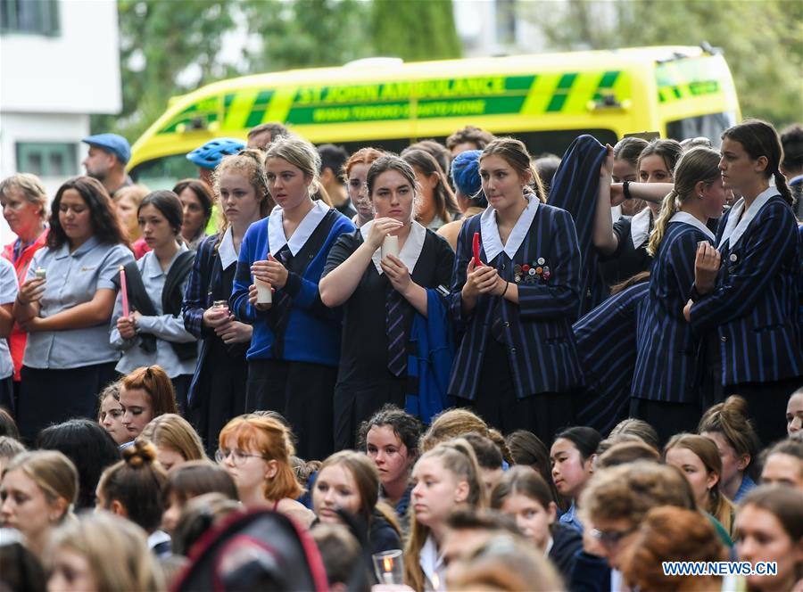 NEW ZEALAND-CHRISTCHURCH-STUDENTS-MOURNING