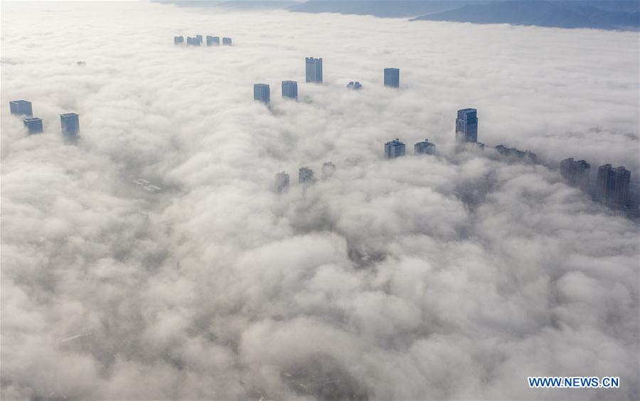 #CHINA-ZHEJIANG-YUYAO-FOG-SCENERY (CN)