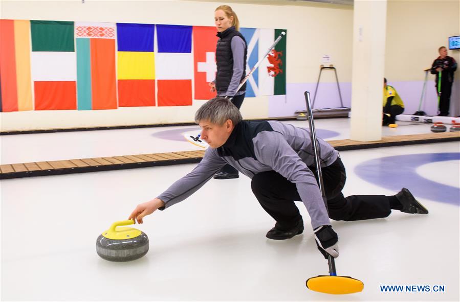 (SP)LATVIA-RIGA-CURLING-MIXED DOUBLES