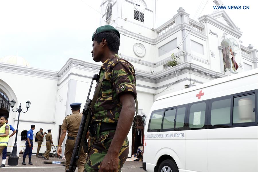 (SPOT NEWS)SRI LANKA-COLOMBO-BLASTS