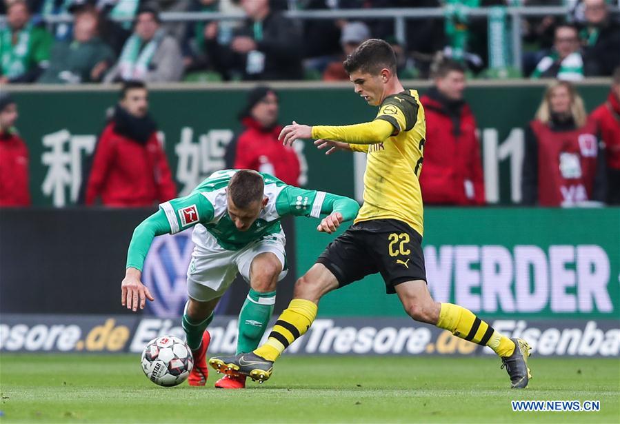 (SP)GERMANY-BREMEN-SOCCER-BUNDESLIGA-BREMEN VS DORTMUND