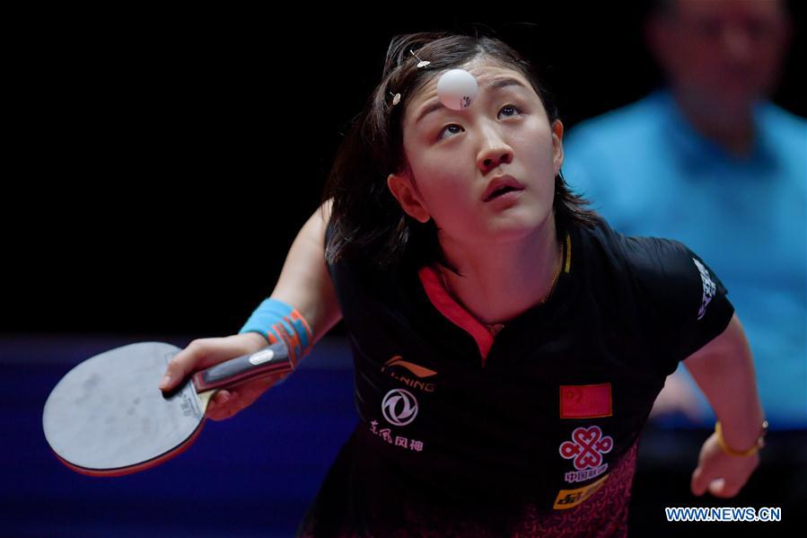 (SP)CHINA-SHENZHEN-TABLE TENNIS-CHINA OPEN-WOMEN'S SINGLES (CN)