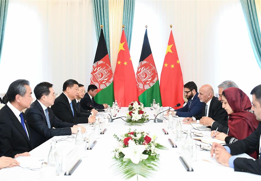 KYRGYZSTAN-BISHKEK-CHINA-AFGHANISTAN-PRESIDENTS-MEETING