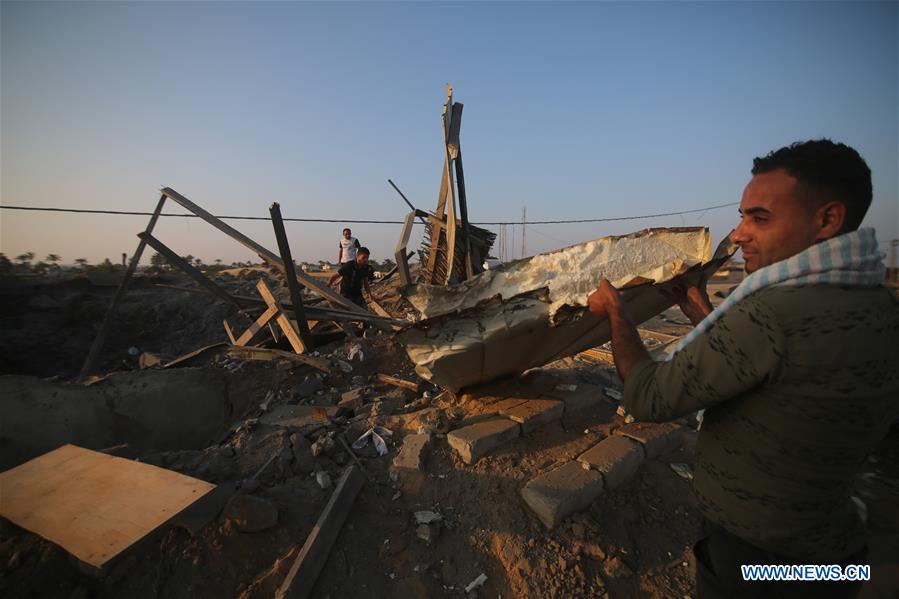 MIDEAST-GAZA-AIRSTRIKE