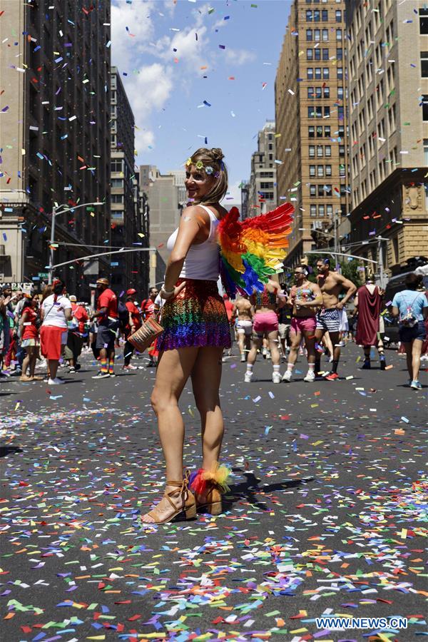 U.S.-NEW YORK-PRIDE PARADE