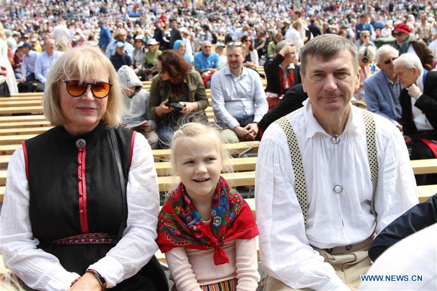 ESTONIA-TALLINN-SONG AND DANCE FESTIVAL-CONCERT