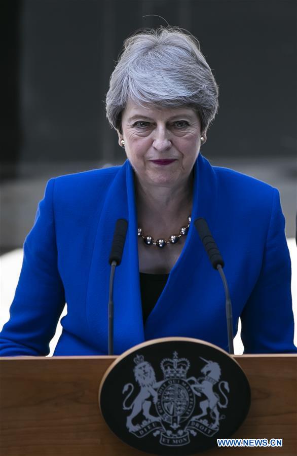 BRITAIN-LONDON-THERESA MAY-10 DOWNING STREET