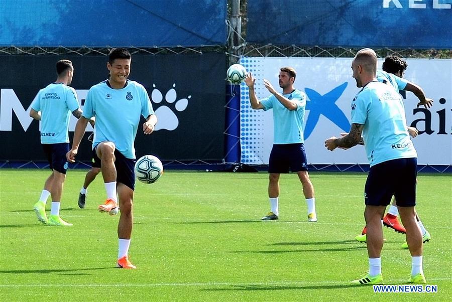 (SP)SPAIN-BARCELONA-RCD ESPANYOL TRAINING SESSION