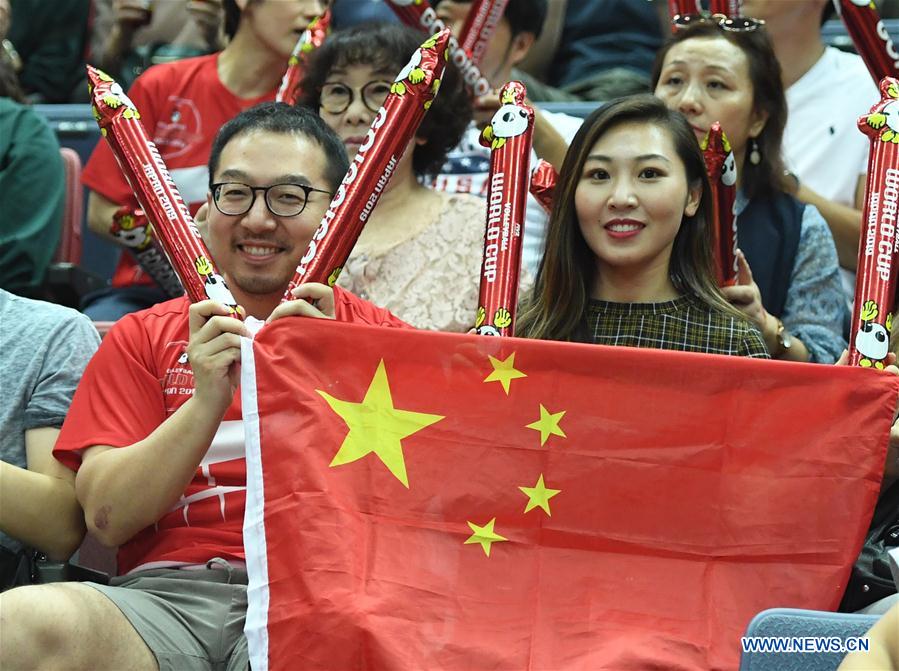 (SP)JAPAN-OSAKA-VOLLEYBALL-WOMEN'S WORLD CUP-CHN VS SRB