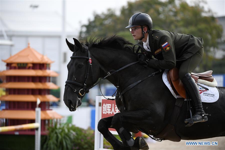 (SP)CHINA-WUHAN-7TH MILITARY WORLD GAMES-EQUESTRIAN