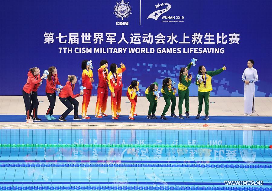 (SP)CHINA-WUHAN-7TH MILITARY WORLD GAMES-LIFESAVING