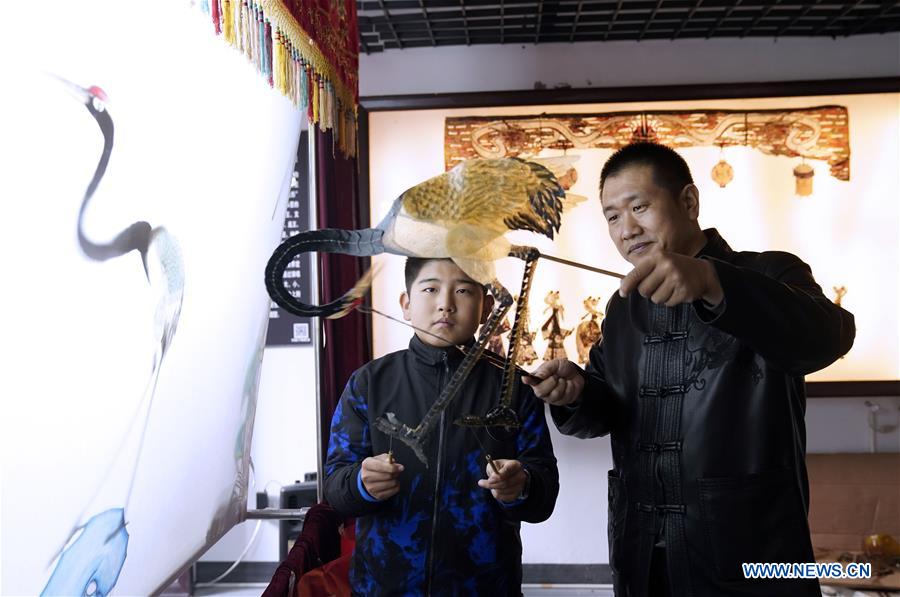 CHINA-HEBEI-QIAN'AN-SHADOW PUPPET-INHERITOR (CN)