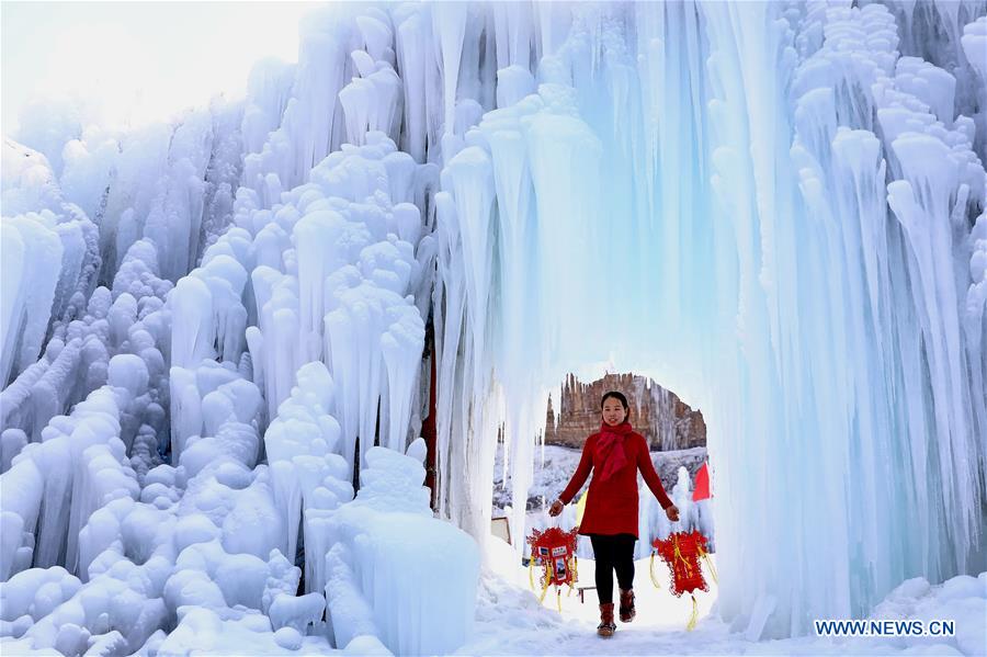 CHINA-HEBEI-PINGSHAN-WINTER SCENERY (CN)