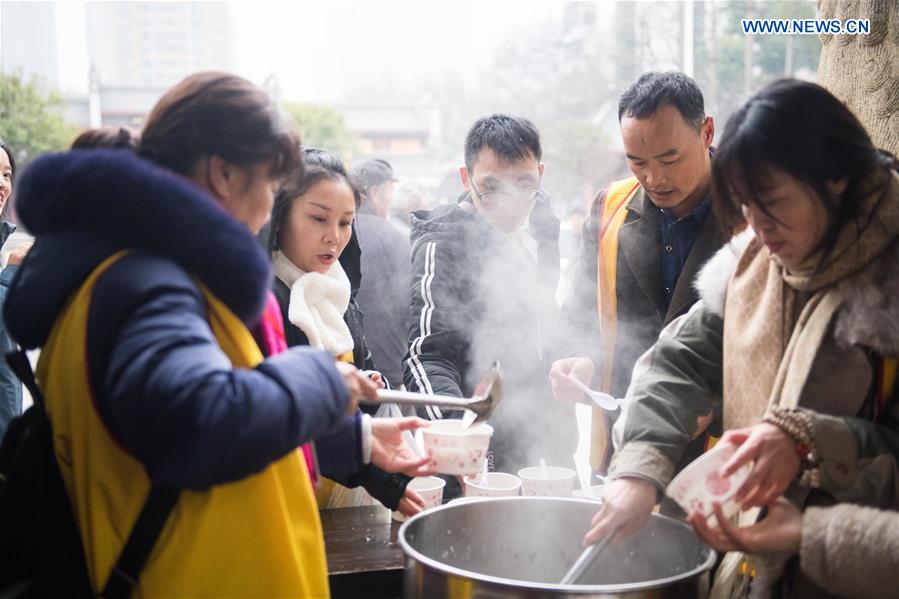 CHINA-HUNAN-CHANGSHA-LABA FESTIVAL-PORRIDGE (CN)